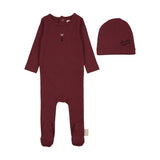 Limited Capsule Footie Set-Deep Red