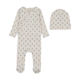 Marigold footie set-cream/blue