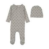 Marigold footie set-blue