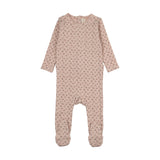 Cherry blossom footie-pale pink