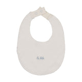 Le bebe bib-cream/blue
