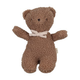 Bear with bow-pale pink