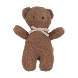 Bear with bow-dusty pink