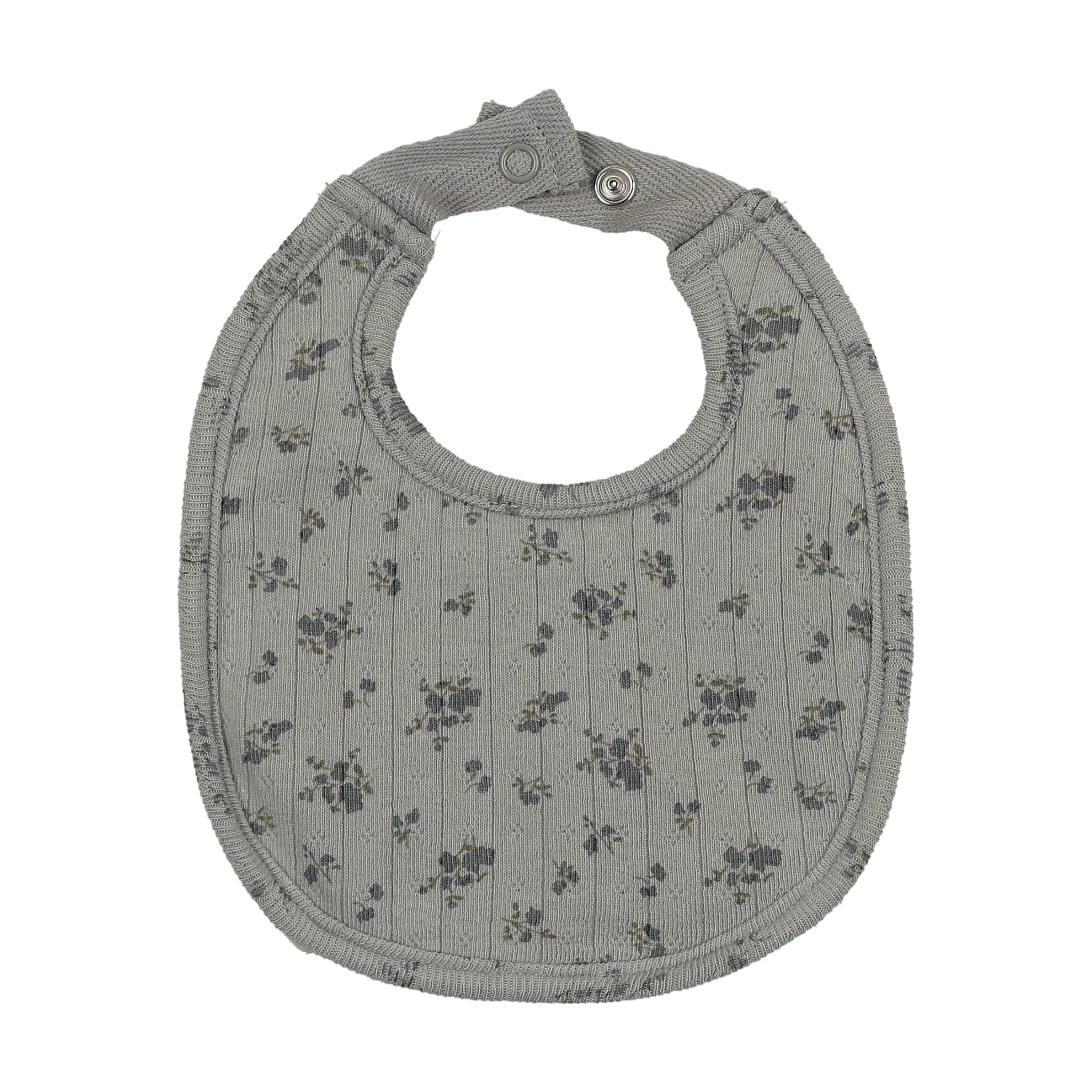 Garden cluster bib-light blue