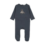 Sweet bear footie-off navy