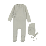 Pinpoint Wrapover Footie Set