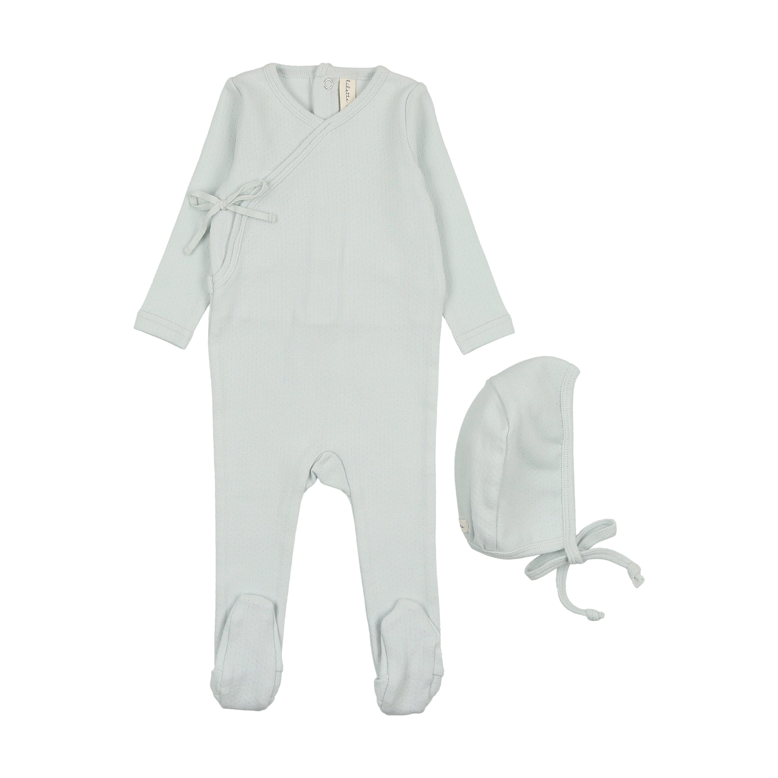 Pinpoint Wrapover Footie Set