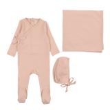 Pinpoint Wrapover Layette Set