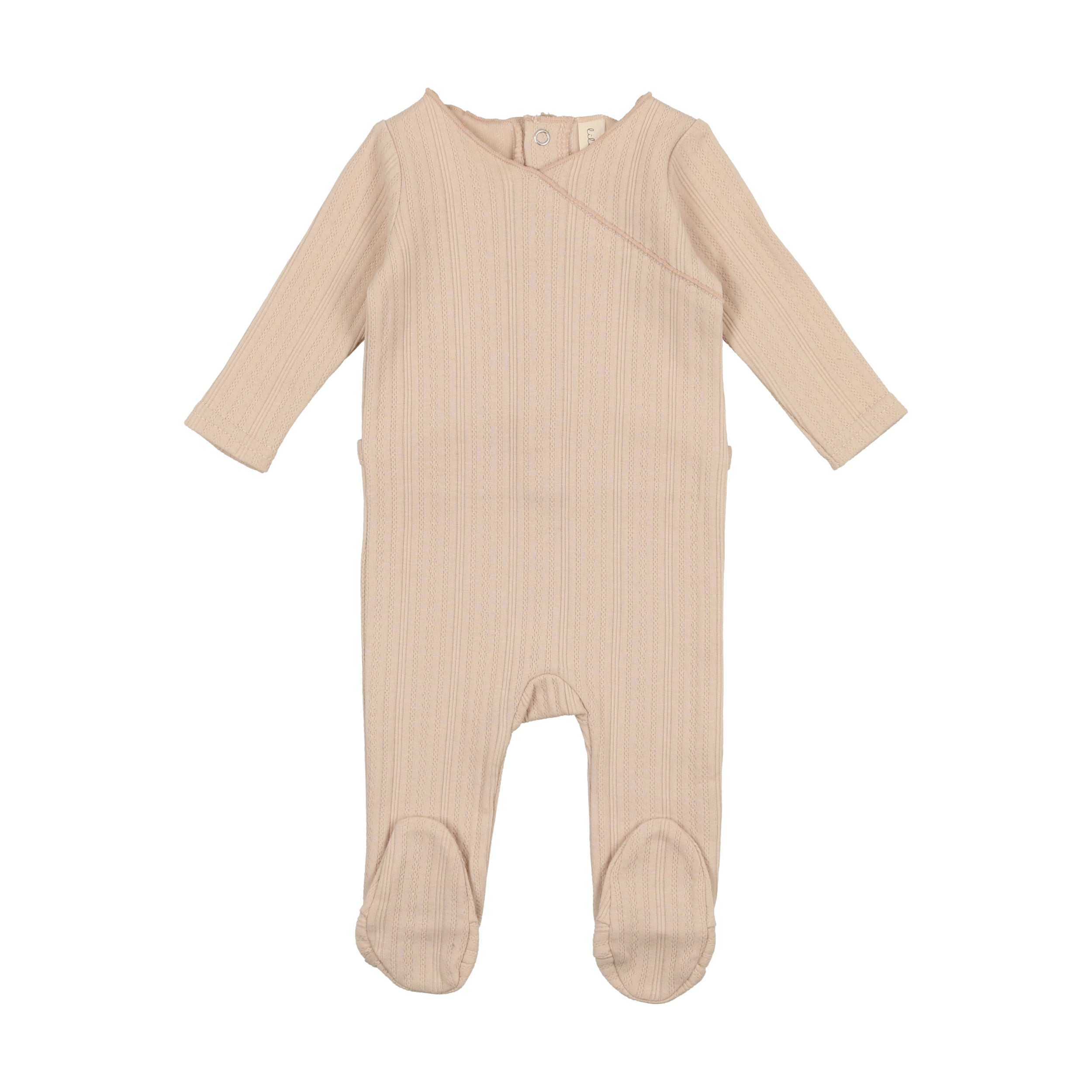 Lil Legs Pink Cherry Scallop Edge Footie & Hat