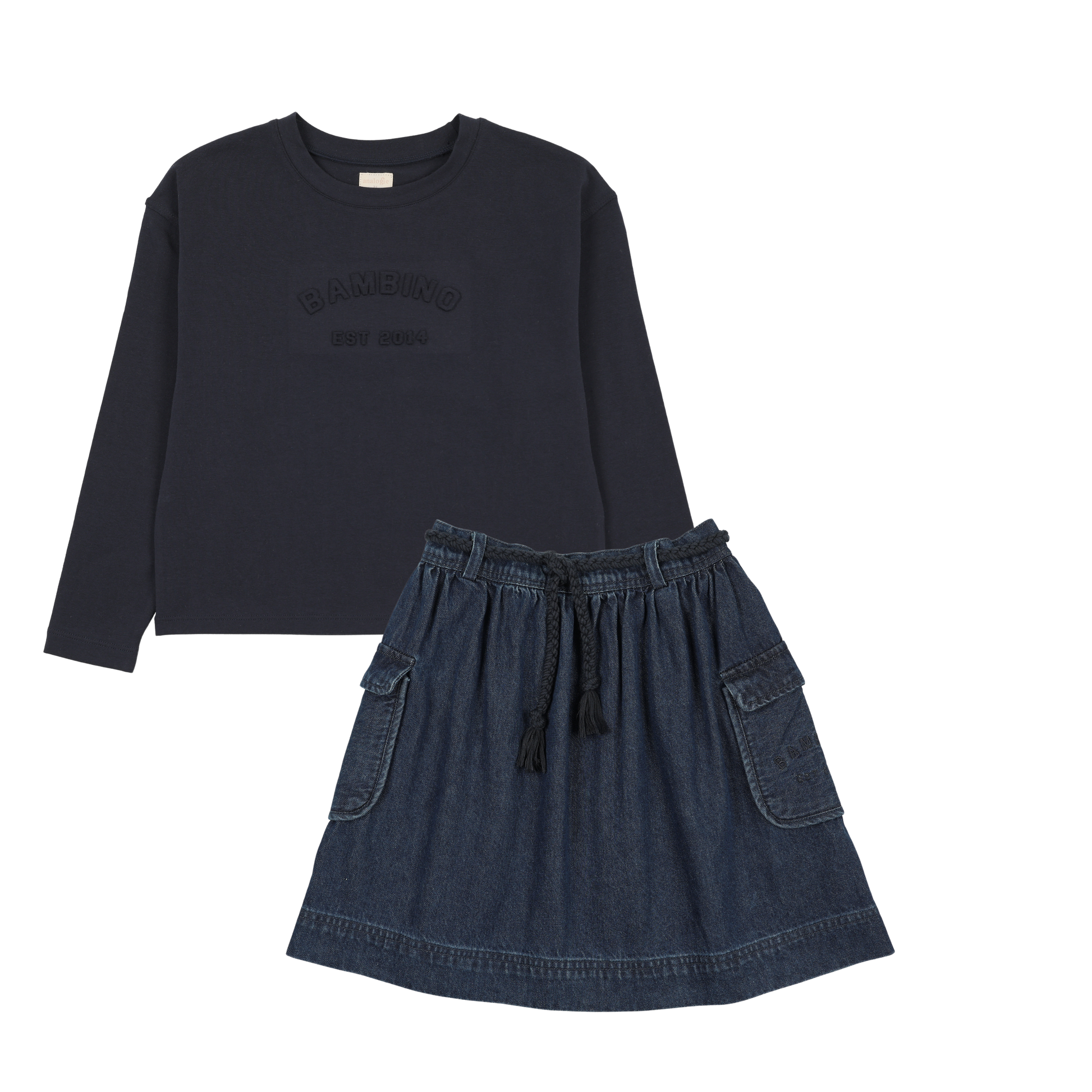 Denim Day Skirt Set