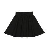 Basic Ribbed Skirt- Black
