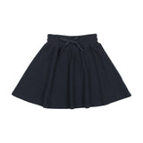 Basic Ribbed Skirt - Navy