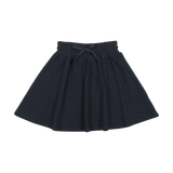 Basic Ribbed Skirt - Navy