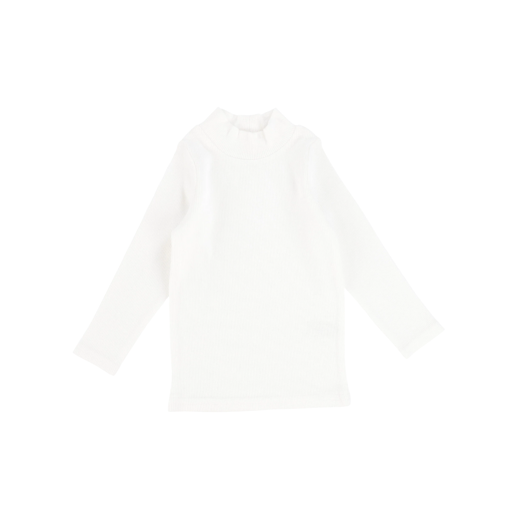 Ribbed Mockneck - Off White