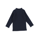 Ribbed Mockneck - Navy