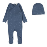 Sail Away Footie Set  - Off Navy