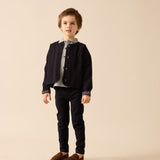 Home Garden Boys Single Breasted Blazer-Navy