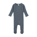 Side Snap Rib Footie -