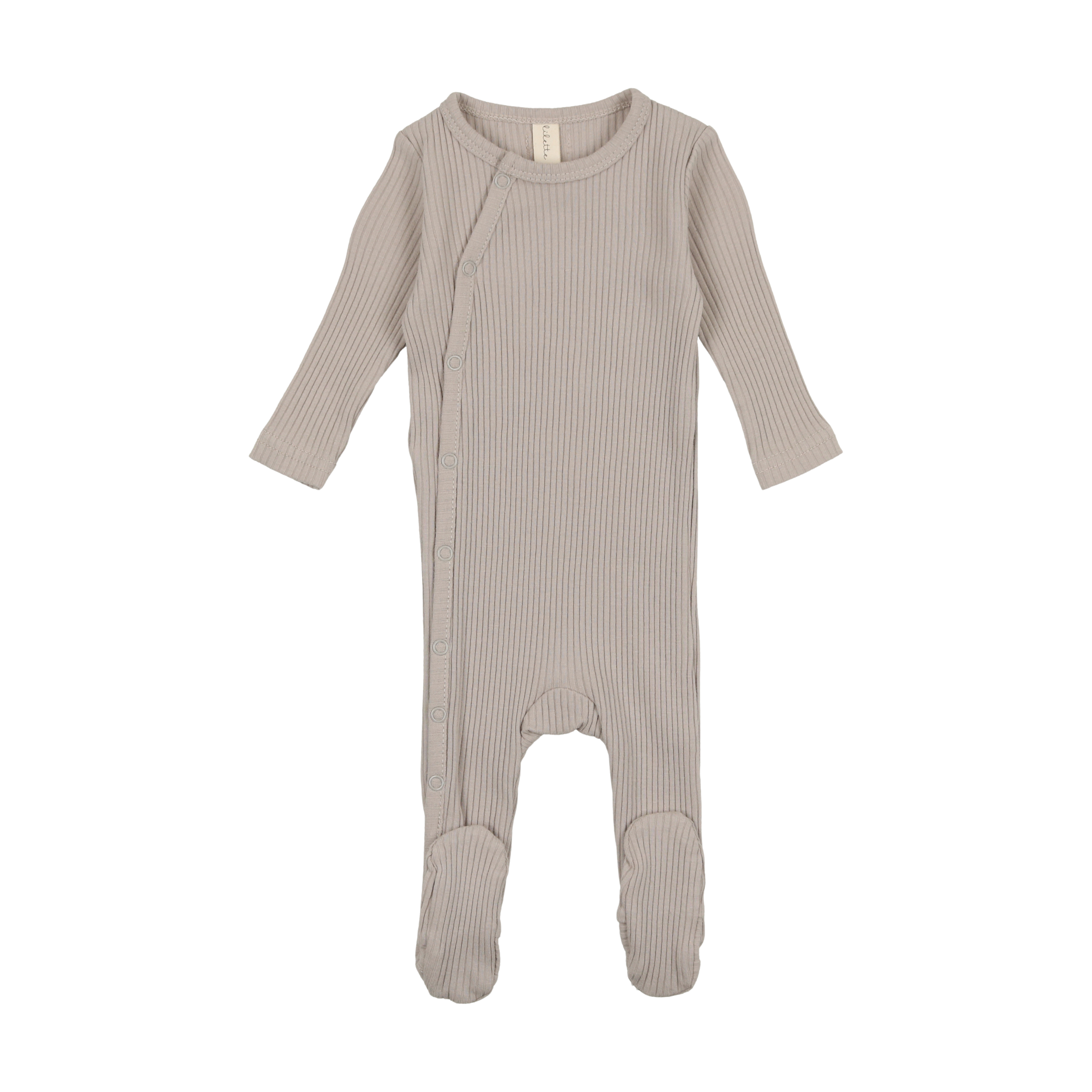 Side Snap Rib Footie -