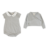 Knit Wrap Onesie Set