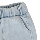 Pull On Shorts - Light Wash