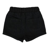 Pull On Shorts- Black Wash