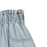 Paperbag Skirt - Light Wash