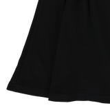 Basic Ribbed Skirt- Black