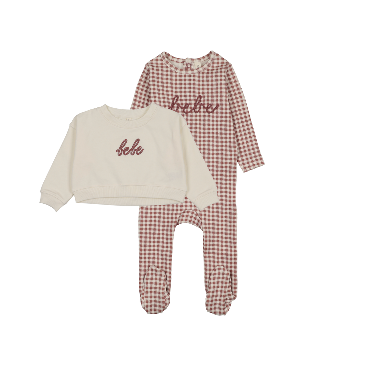 Bebe Gingham Set