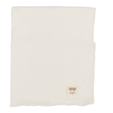 Graphic Layette Blanket - Cream/Doll