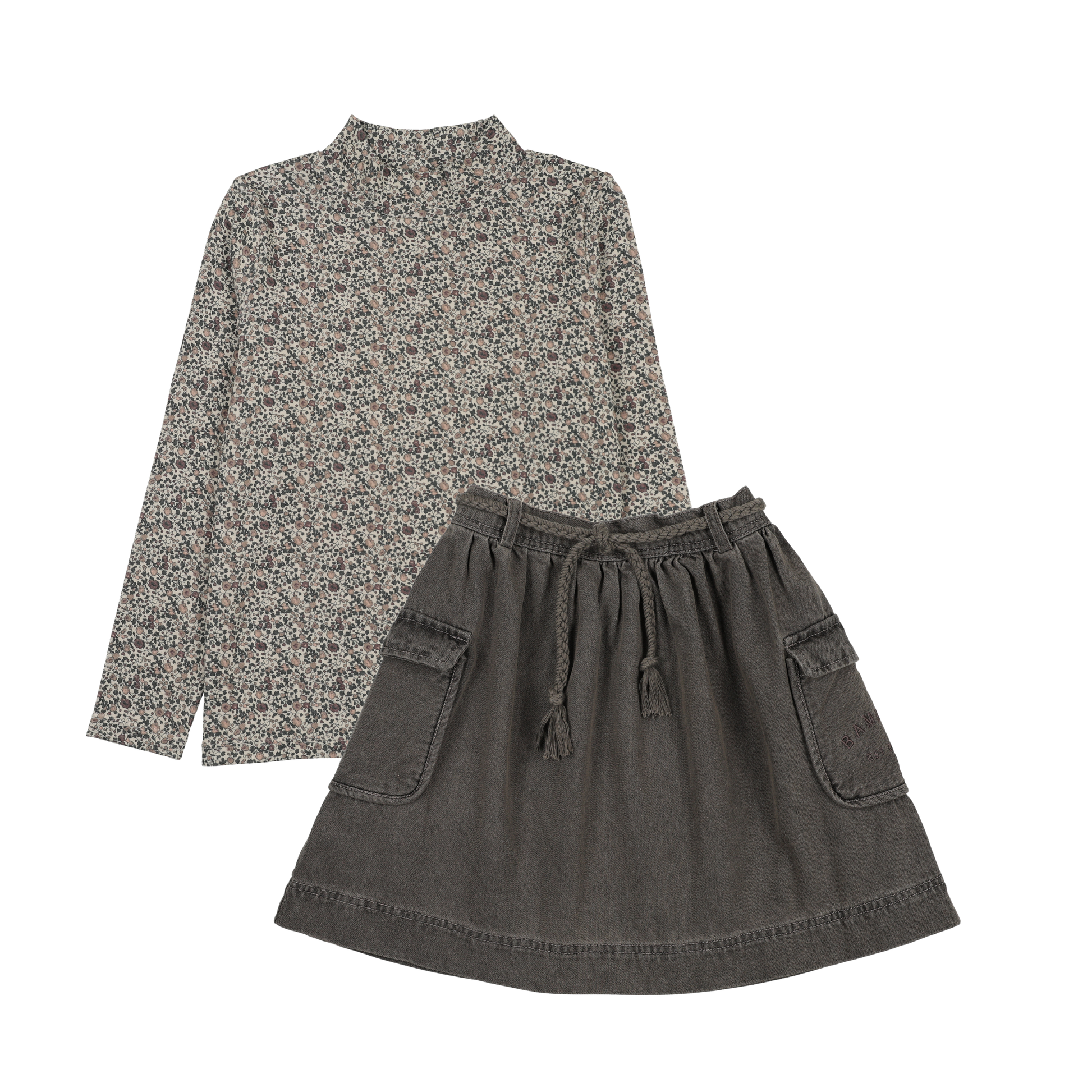 Denim Day Skirt Set