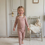 Tiny Twig Lounge Set-Pink Print