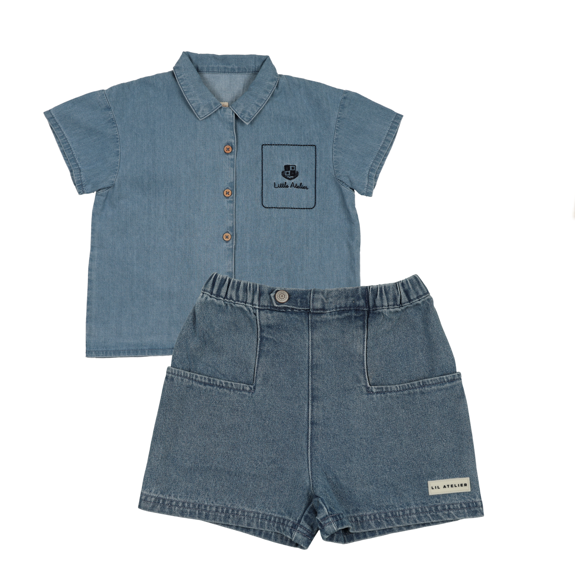 Denim City Boys Shirt Set
