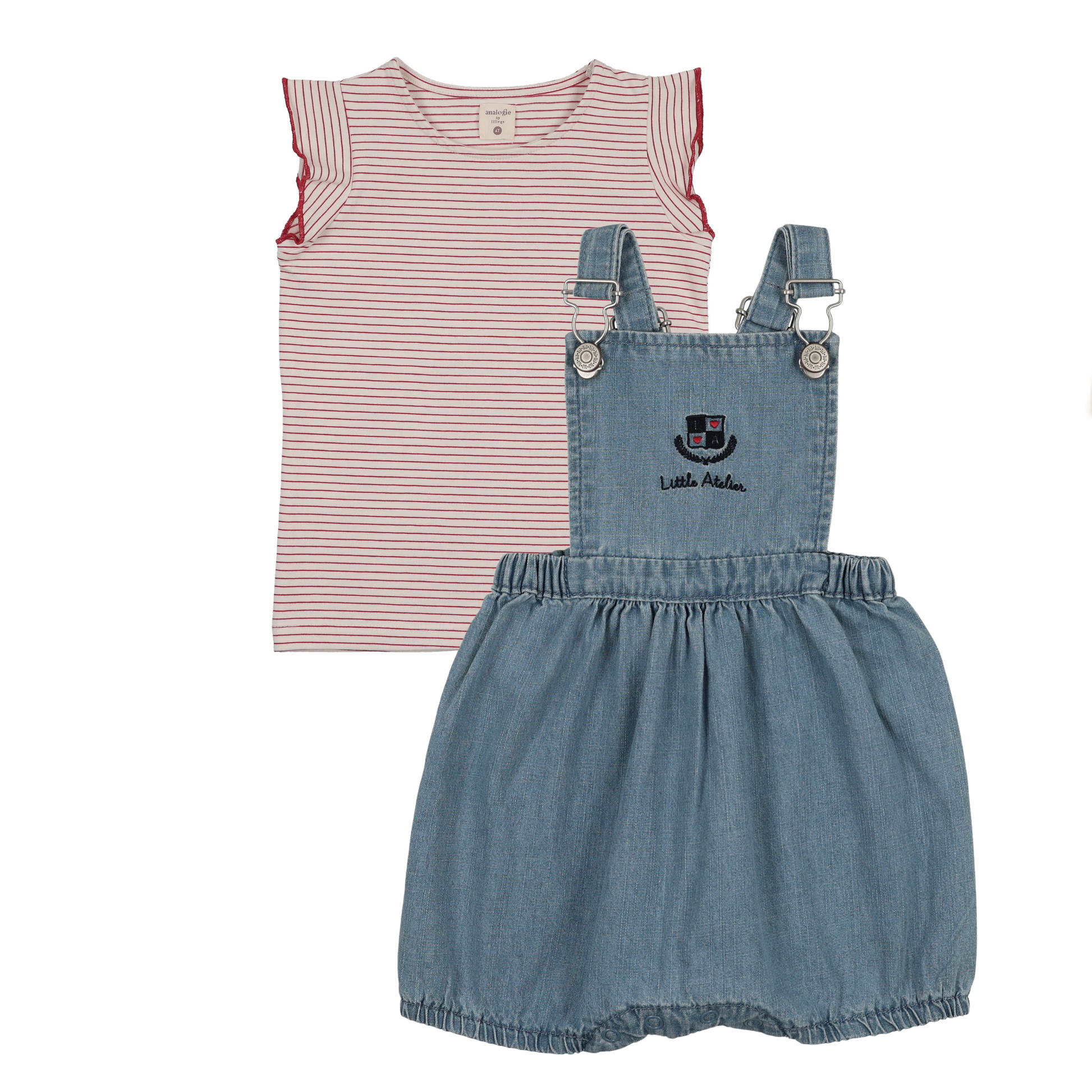 Denim City Girls Tank Set