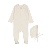Edged Collar Footie Set