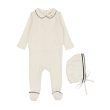 Edged Collar Footie Set