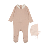 Edged Collar Footie Set