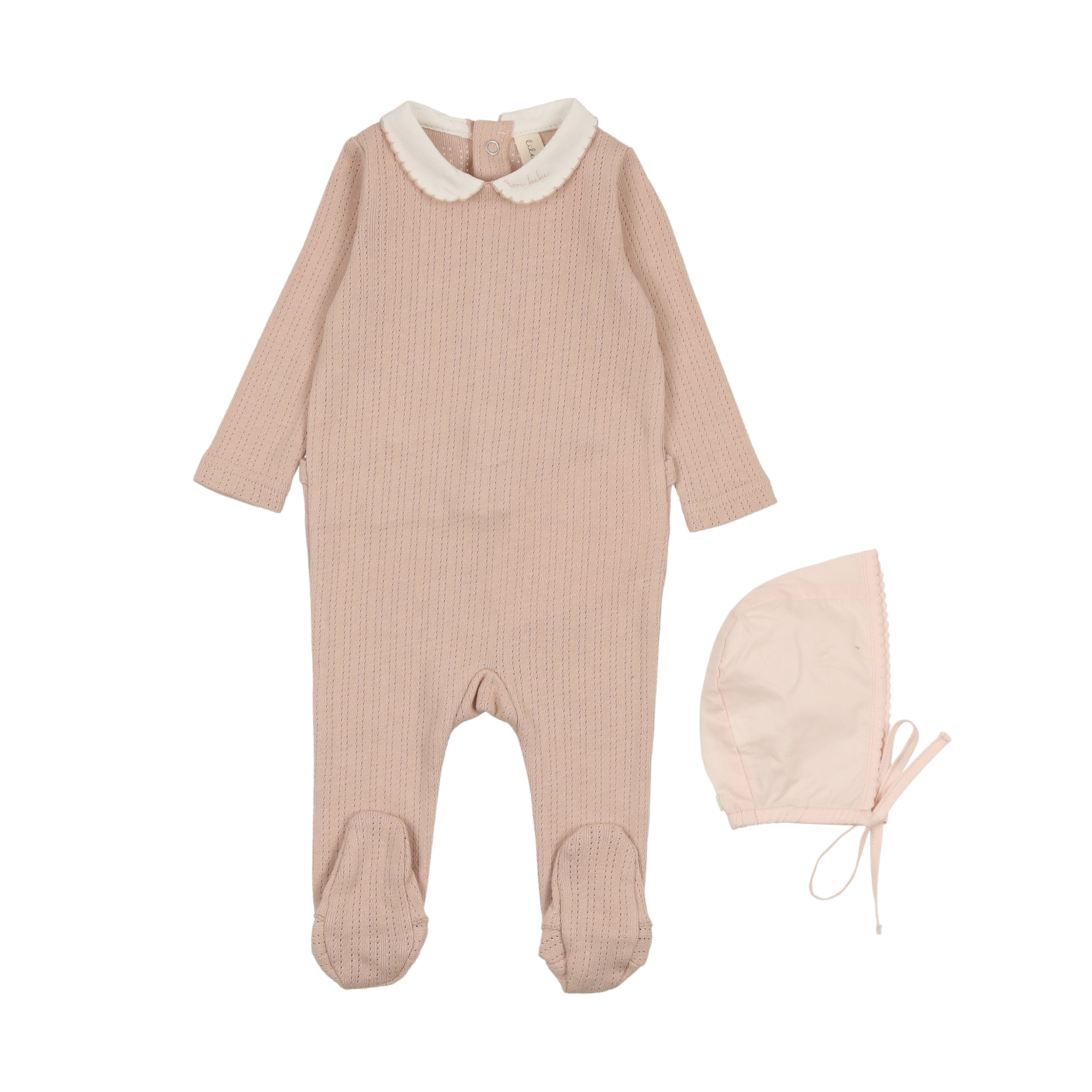 Edged Collar Footie Set