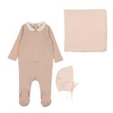 Edged Collar Layette Set