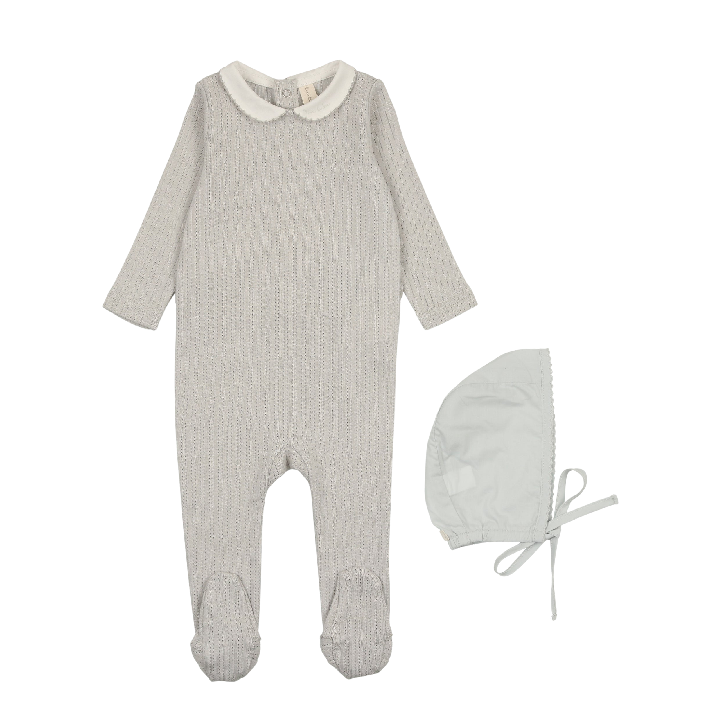 Edged Collar Footie Set