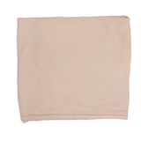 Emblem Embroidered Blanket - Dusty Pink