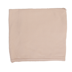 Emblem Embroidered Blanket - Dusty Pink