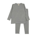 Gem Stripe Lounge Set-Light Blue