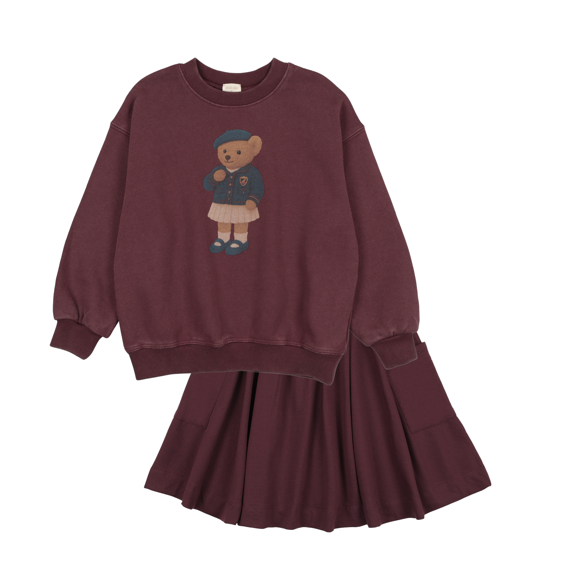 Bear Sweatshirt Set
