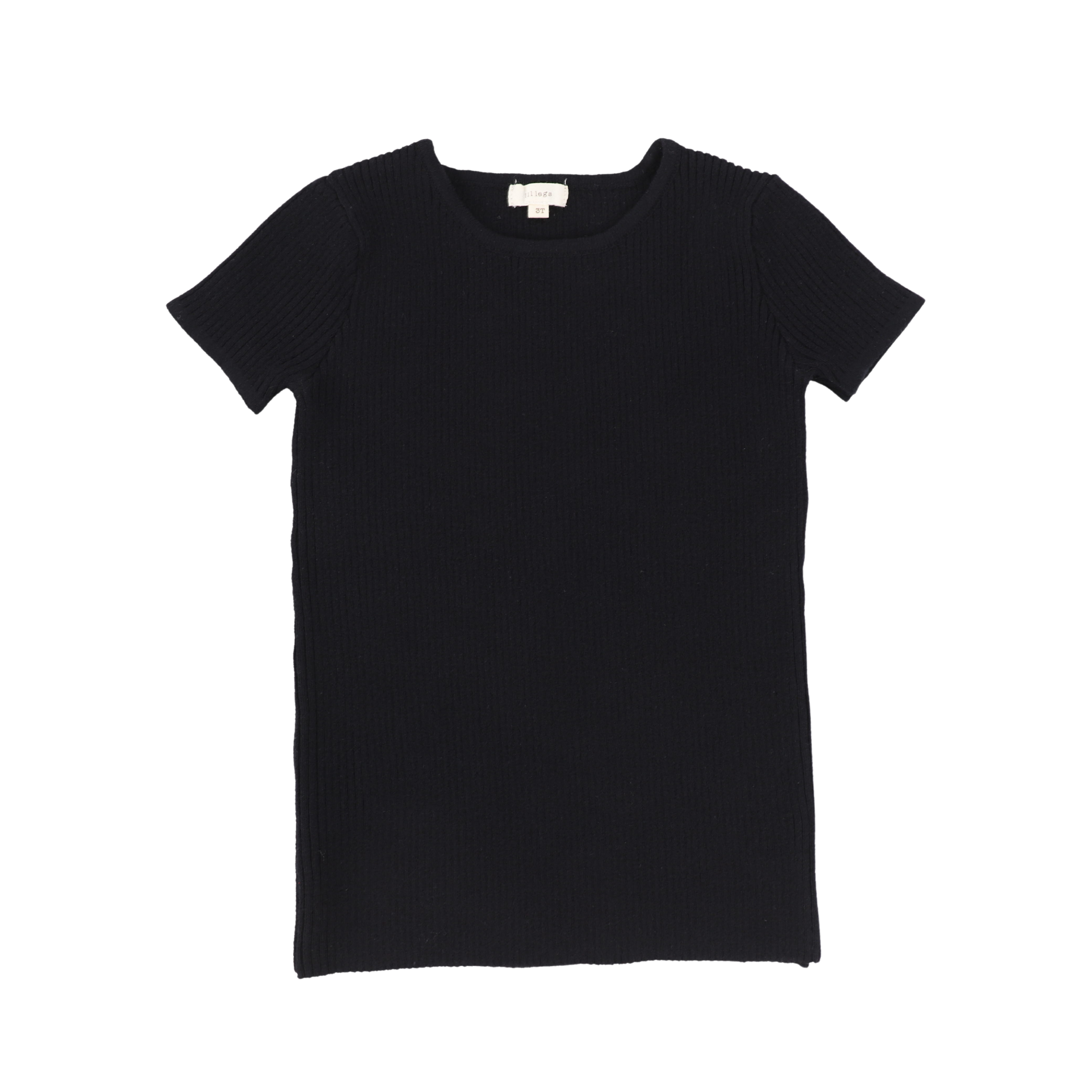 Basic Knit Short Sleeve Crewneck Sweater