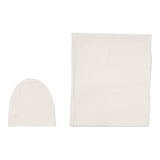 Dotted Swaddle Set - Cream/Blue