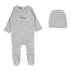 Graphic Footie Set - Pale Blue