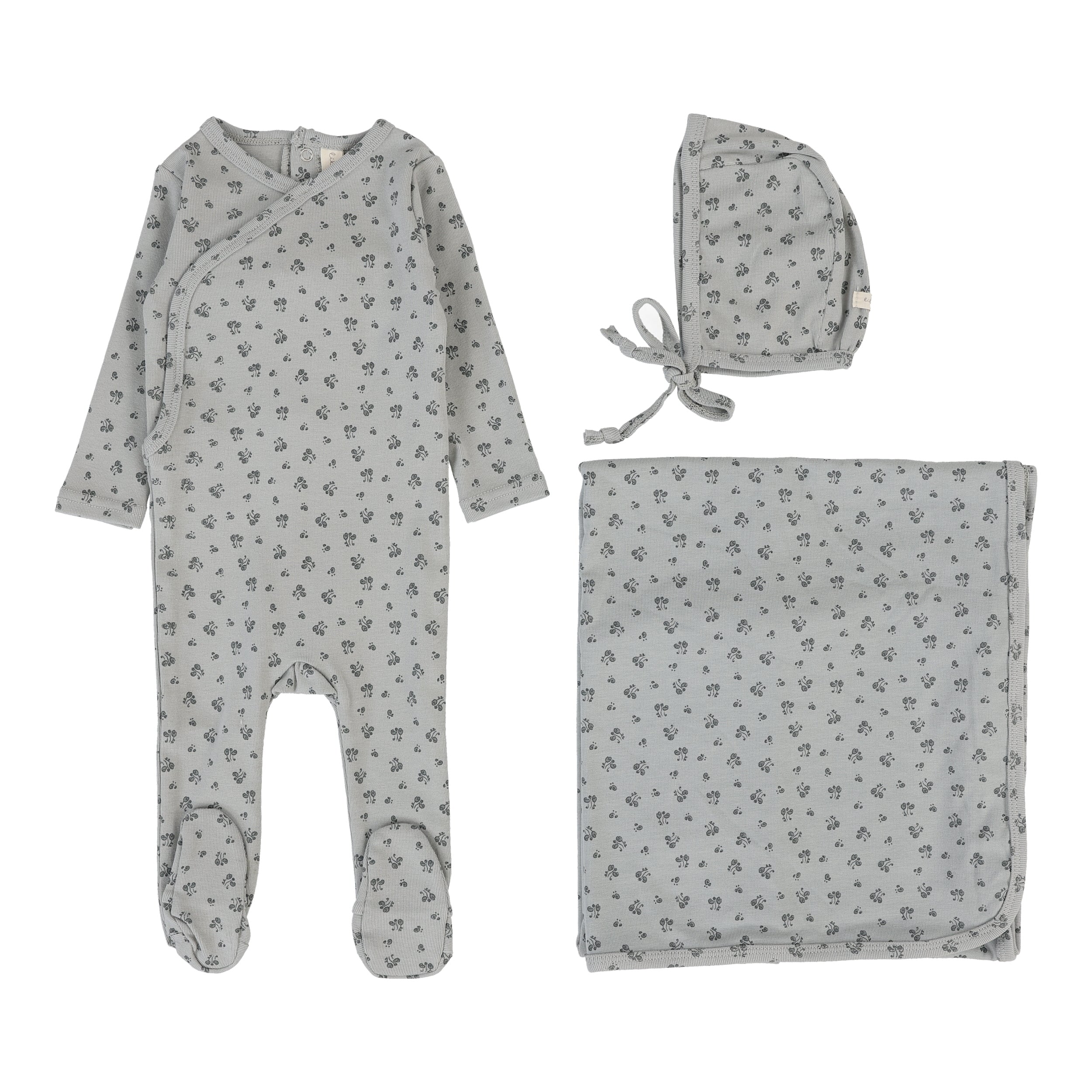 Bud Layette Set - Light Blue
