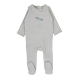 Graphic Footie - Pale Blue