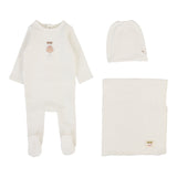Graphic Layette Set - Cream/Doll